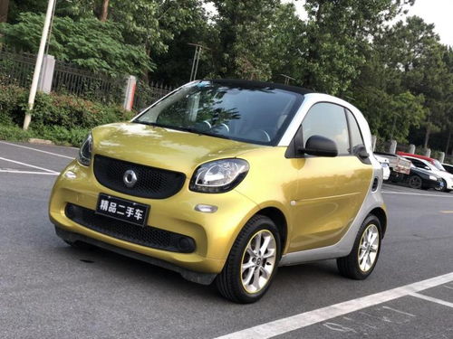 smart fortwo 转让 8.88万元 1.0l 自动 经济轿车 黄 4万公里 2017年 袍江 绍兴e网二手车